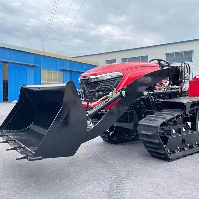 农用履带拉式拖机水旱两XGO用50马力旋推耕除草回机填开沟土大拖