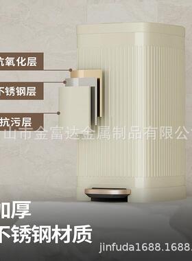 厨房不简锈脚踏式圾桶大钢号新款约家OWD用大容量客厅垃防水带盖