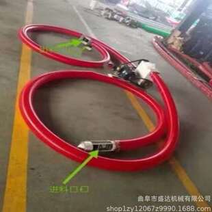 弹簧蛟龙抽沙机牛筋软管吸粮机家用多用途抽灰机 自吸式