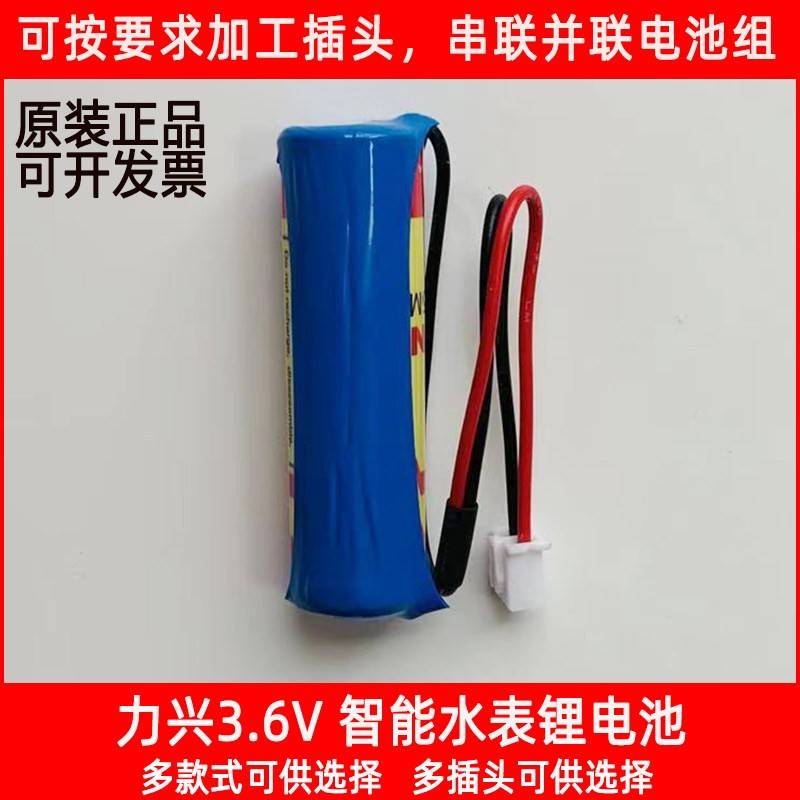 LISUN力兴ER14505M智能IC卡水表巡更棒PLC工控伺服5号3.6V锂电池