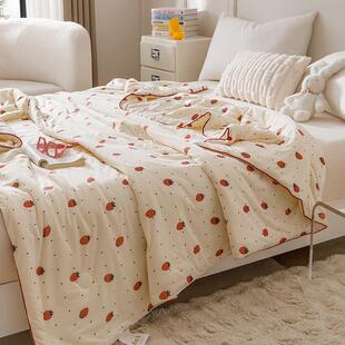 软糯凉感空调被夏凉被a类母婴级空调被子四季通用被芯200x230cm