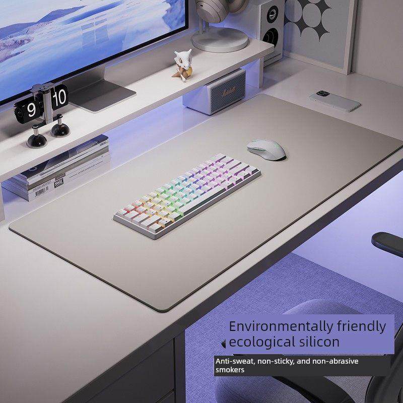 【护眼硅胶】超大电脑桌垫工作站办公键盘鼠标轻奢款高端桌面防护,居家布艺,桌布,淘宝优惠券,粉丝福利购,淘宝优惠卷