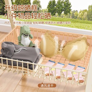 折叠晾衣架落地家用阳台晒衣架室内简易衣架婴儿晾衣杆晒被子神器