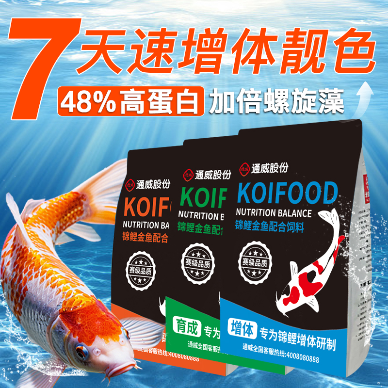 【小红书抖音爆款】锦鲤鱼粮鱼食