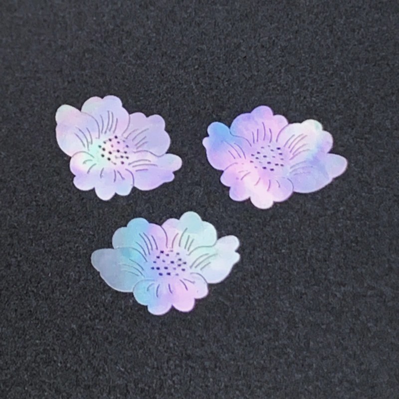 山茶花螺钿片白蝶贝夜光贝片珍珠母贝片大漆漆器漆画漆艺镶嵌材料