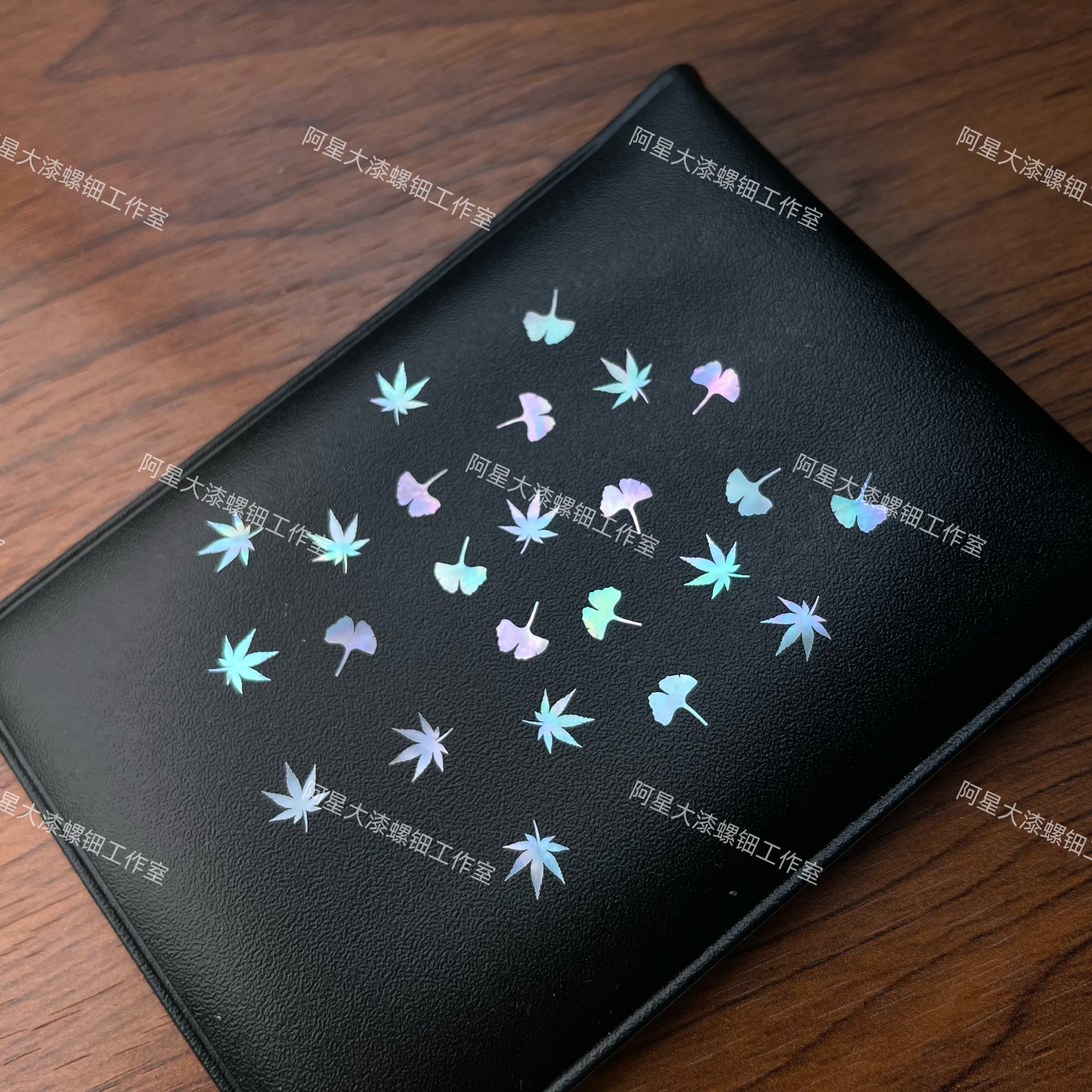 枫叶银杏螺钿片白蝶贝美甲亮片