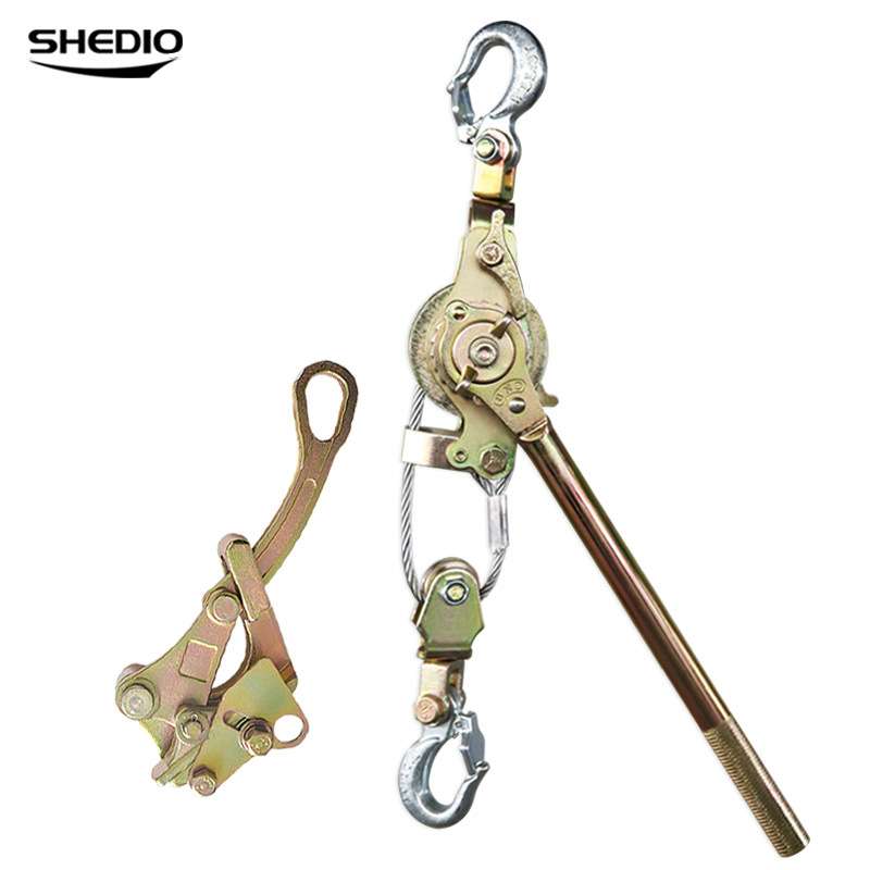 晟雕多功能紧线器1吨2吨电力钢丝绳收紧器3吨电缆收紧器荷蒂机