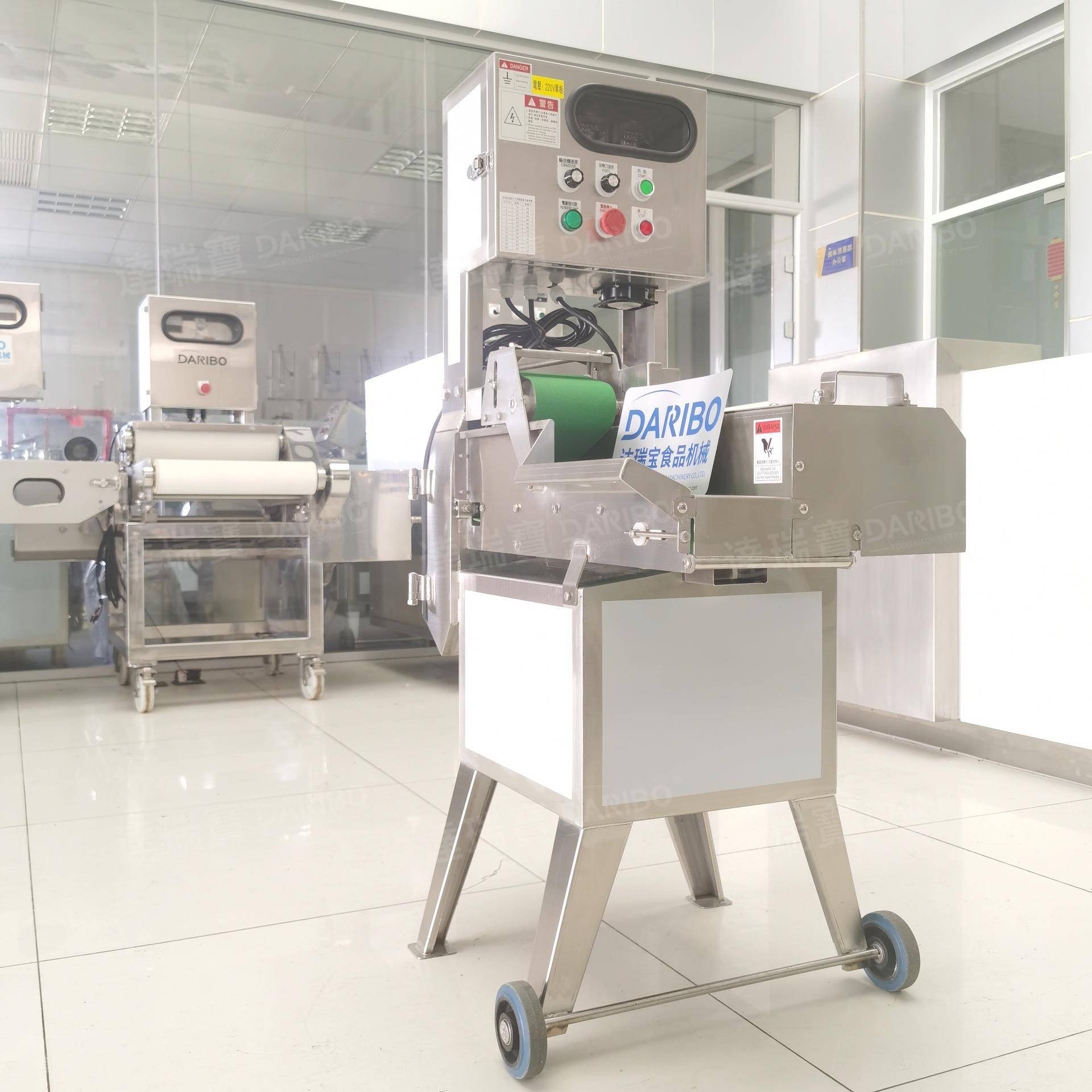 W厂家直销切菜机 商用全自动不锈钢单头切菜机现货食堂酒店切菜机