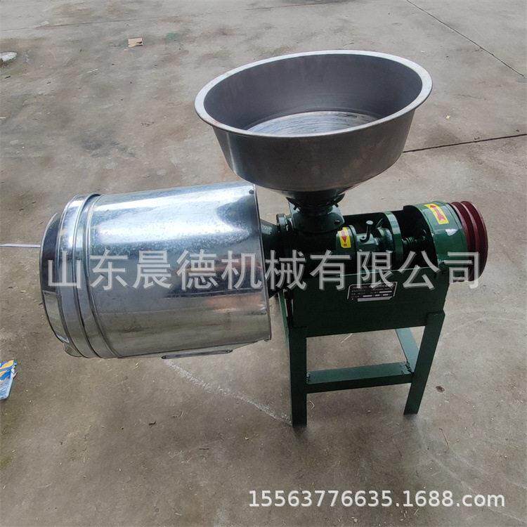 黑豆去皮磨面机 电动粮食打糊机三相电278型锥形面粉机