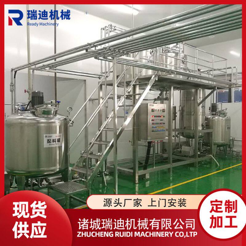 全套猪血块毛血旺灌装杀菌机器大型袋装盒装鸭血豆腐生产线设备