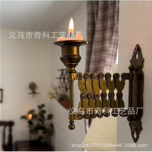 2025新款Extending Taper Candle Holder可伸缩锥形烛台金属工艺