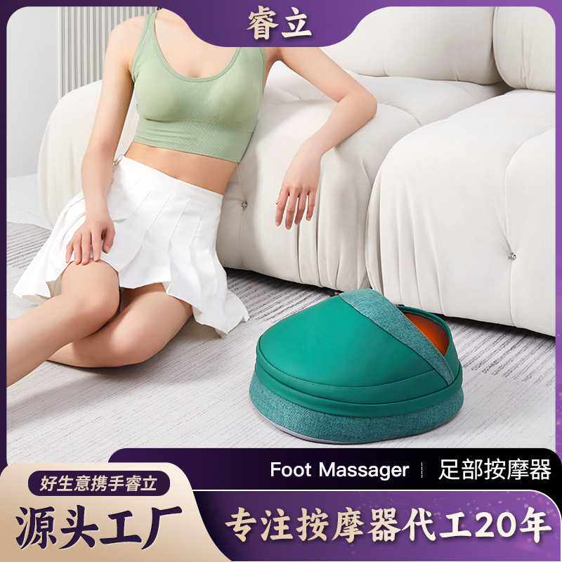 足部按摩仪脚底按摩器穴位足理疗机电动加热足底仪揉捏脚部足疗机