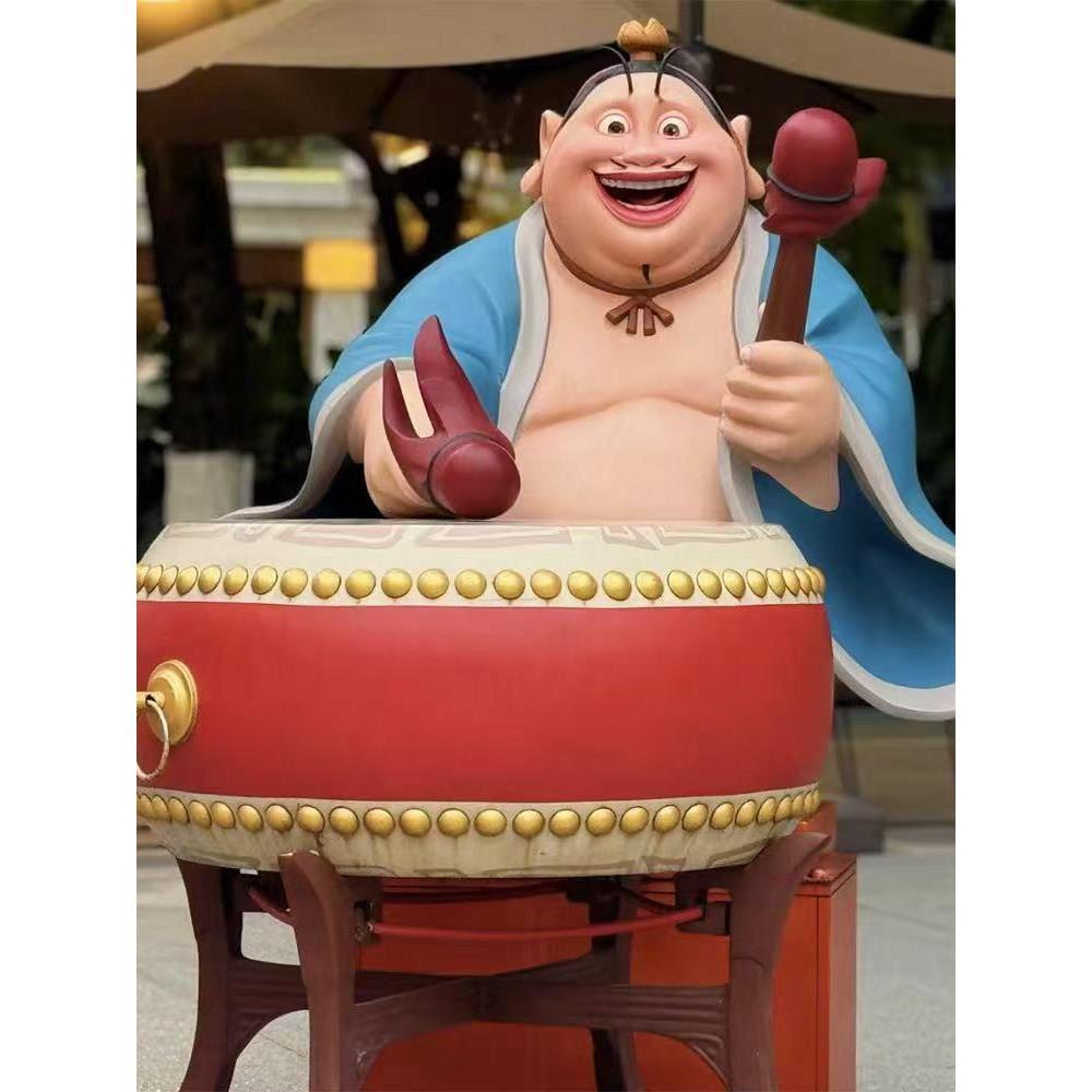 玻璃钢雕塑3D打印动画卡通人物拉布布商场景点装饰加工订制图片