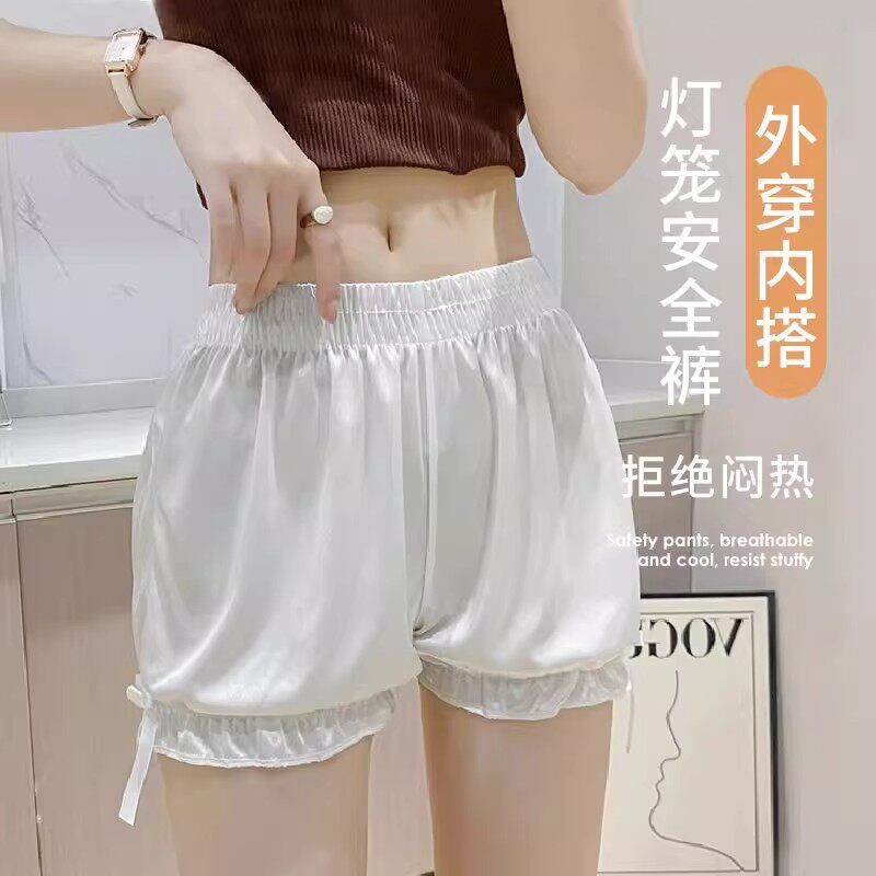 南瓜裤夏季薄款可外穿休闲家居可爱宽松lolita灯笼防走光安全裤女