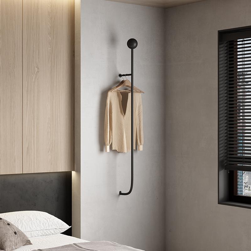 北欧挂衣架衣帽架壁挂墙上简易衣架挂包架衣服架子家用卧室创意