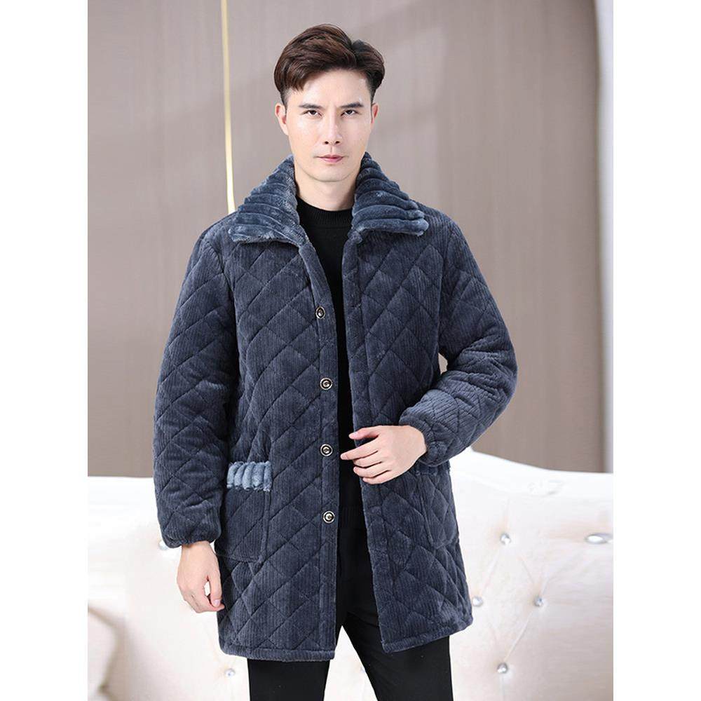 冬季新款男士加绒加厚棉衣罩衣围裙工作服保暖衣居家罩衣加厚睡衣,家庭/个人清洁工具,围裙,淘宝优惠券,粉丝福利购,淘宝优惠卷