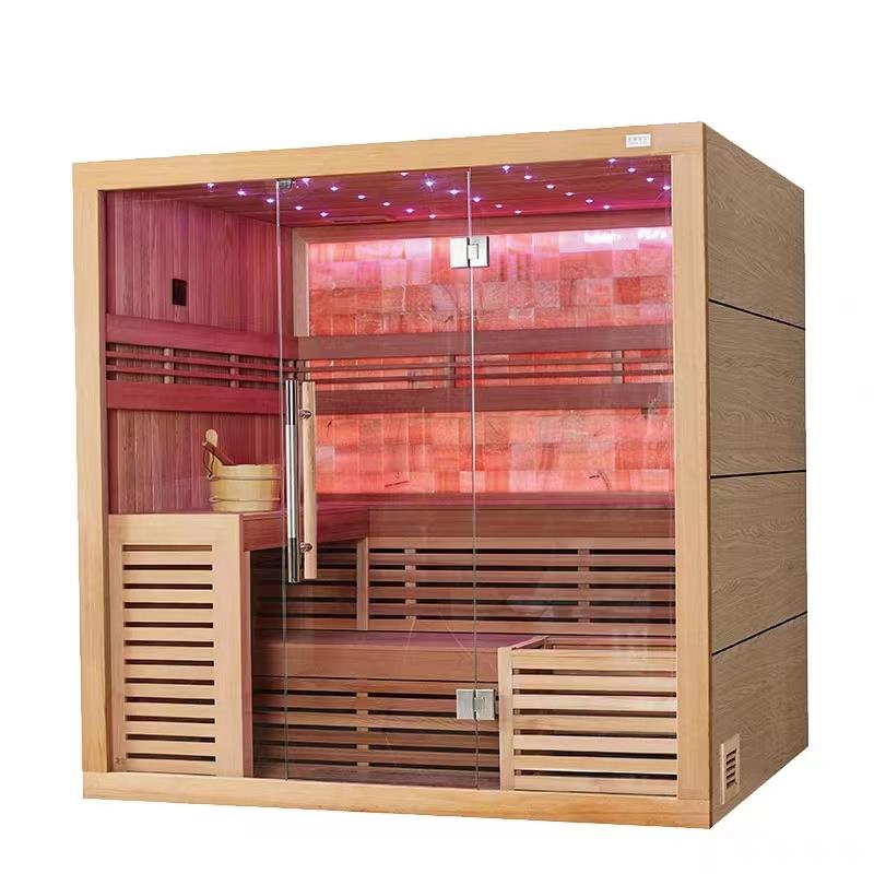 家庭用桑拿房单双人汗蒸房定制多人湿蒸桑拿炉泼水火山石芬兰浴箱