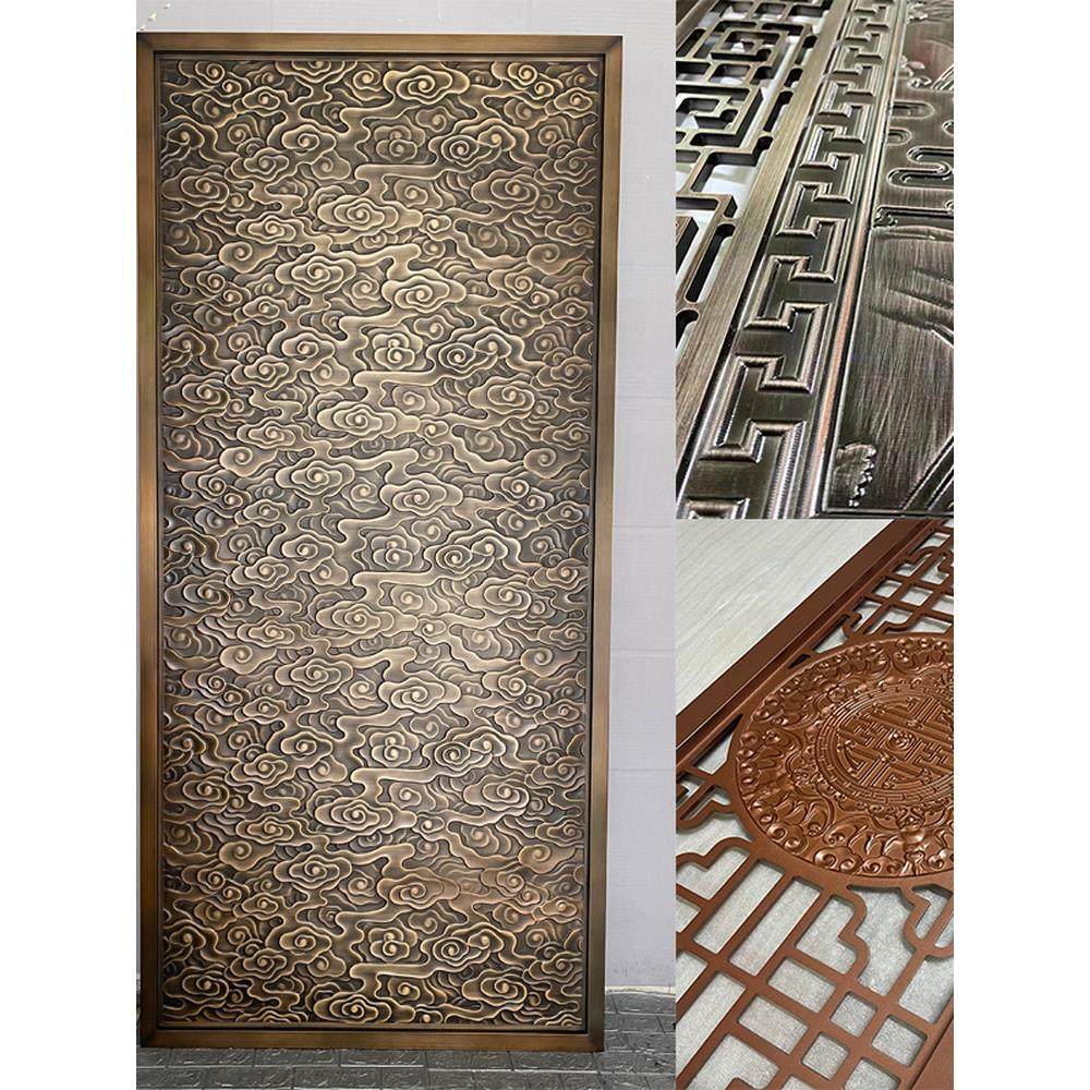 铝板雕刻屏风浮雕祥云牌匾彷古铜金属雕花镂空花格不锈钢定制铜雕,基础建材,屏风,淘宝优惠券,粉丝福利购,淘宝优惠卷