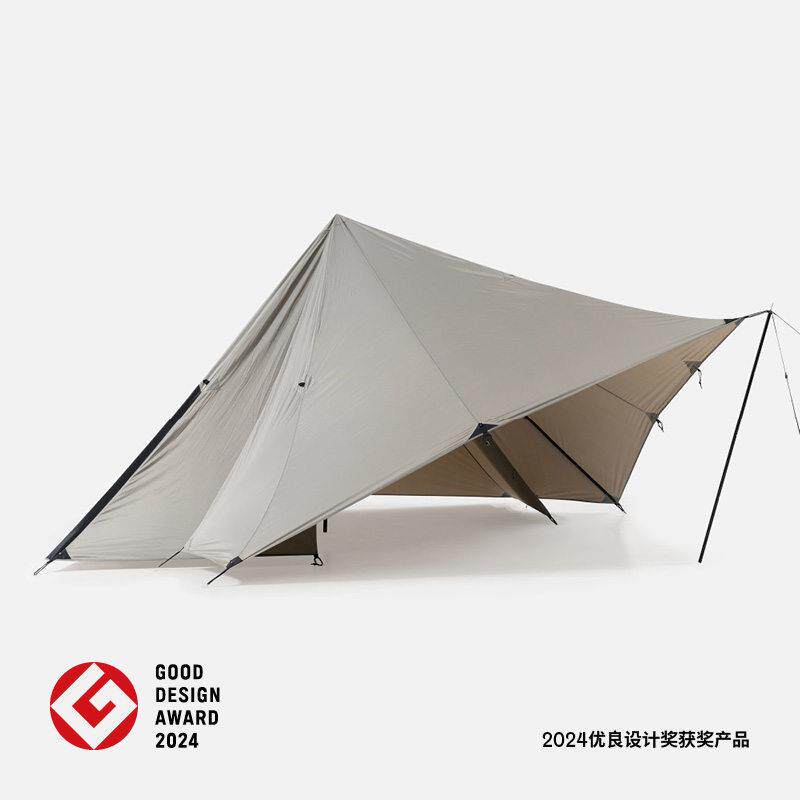 城市帐篷City Tent Club千纸鹤天幕帐篷户外露营双人四人精致
