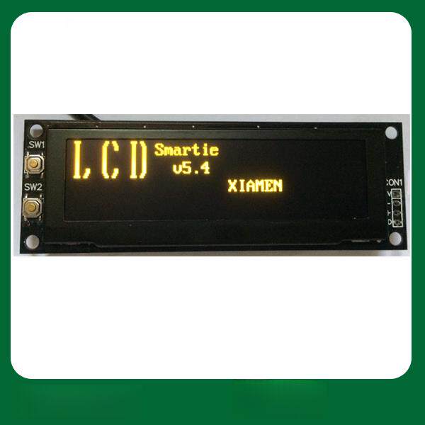 LCD2USB 25664 OLED HTPC电脑监控屏 3.12寸 1U机箱屏中文汉字