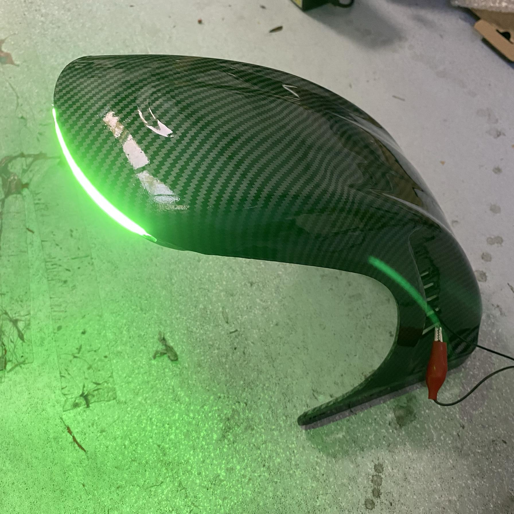 带灯发光内挡泥板适用小牛U+/N1S/U2系MMAX F90 M95C改装平叉