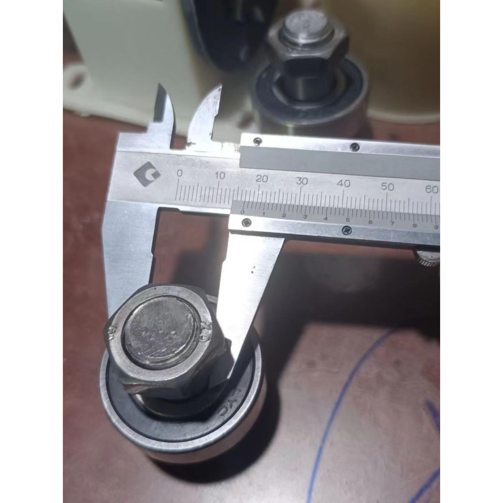 小麦圆盘开沟器反正螺丝螺丝柱母播种机配件直径34圆盘用反丝螺母