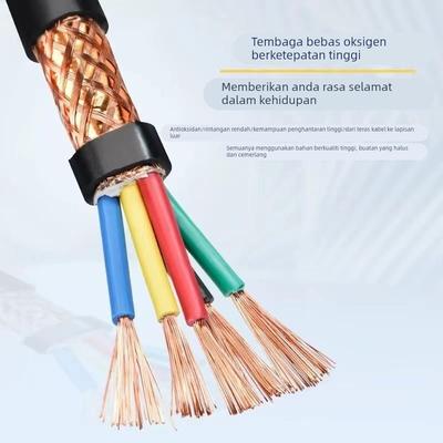 低烟无卤阻燃屏蔽电缆WDZB-RYYP RYYSP2 3 4 6芯信号控制软电缆