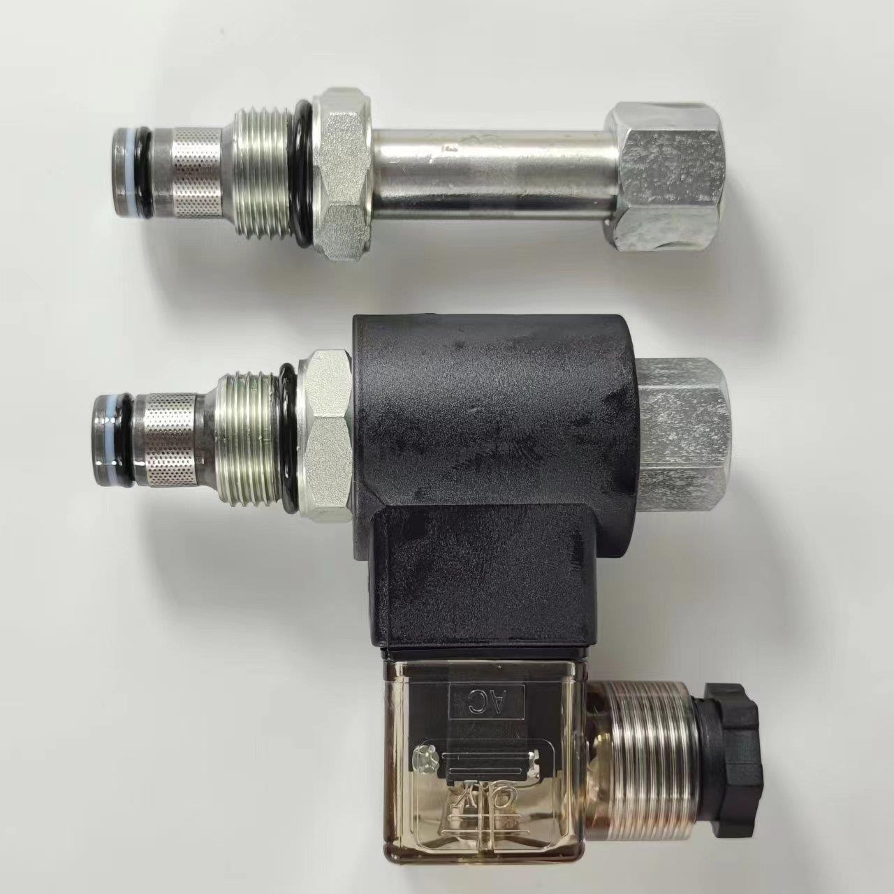 液压螺纹插装保压单向常开电磁阀DHF08-221/SV08-21/SV2-08-2NOP