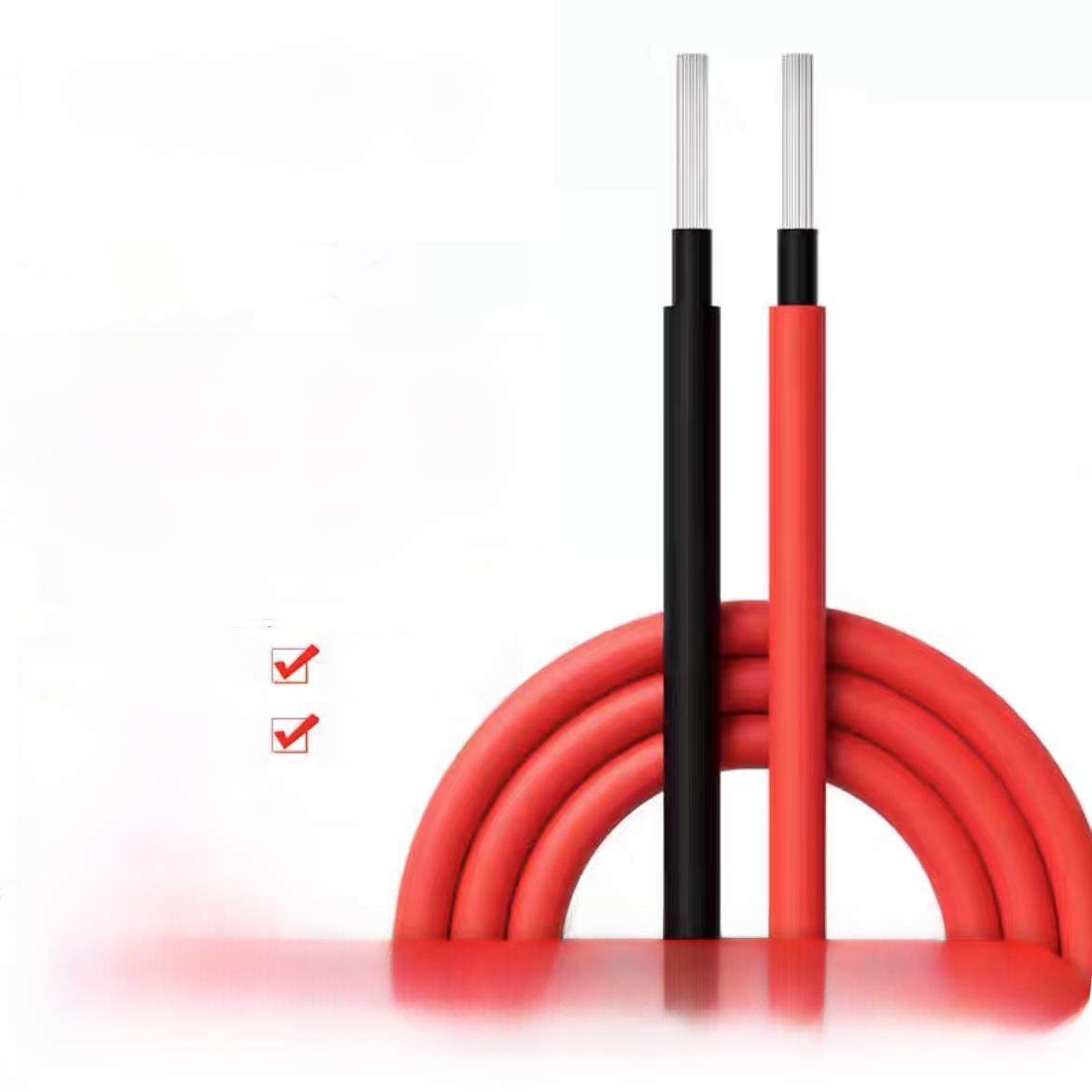 上品牌光伏电缆Pv1-F-0.6/1Kv H1Z2Z2-Dc1500V太阳能专用电缆