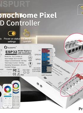 Esp32 Wled控制器Spi可寻址魔术灯条Ws2811 2812B Sk6812 Rgb5 in