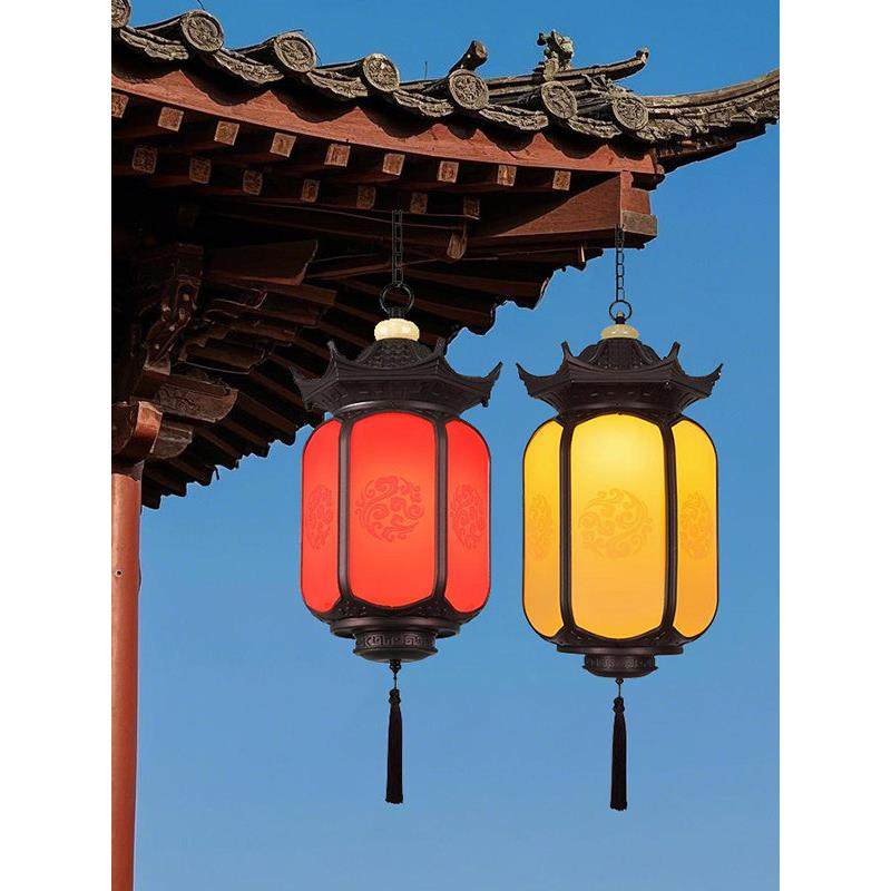 新中式户外吊灯室外防水庭院花园凉亭屋檐灯笼别墅阳台古建筑挂灯,家装灯饰光源,户外吊灯,淘宝优惠券,粉丝福利购,淘宝优惠卷