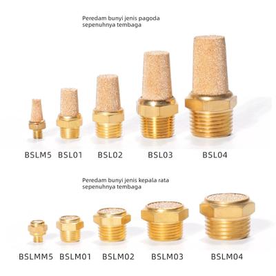 正品亚德客内外六角堵头消音器ABP/BZ/BSL/BSLM-01-02-03-04-06