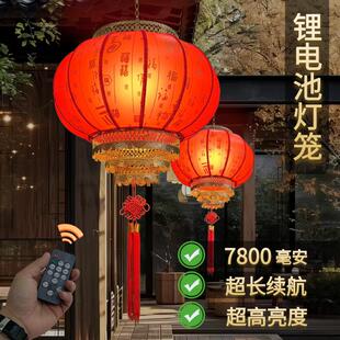 【充电】灯笼2026春节新年款乔迁阳台一对高端不插电无线遥控宫灯