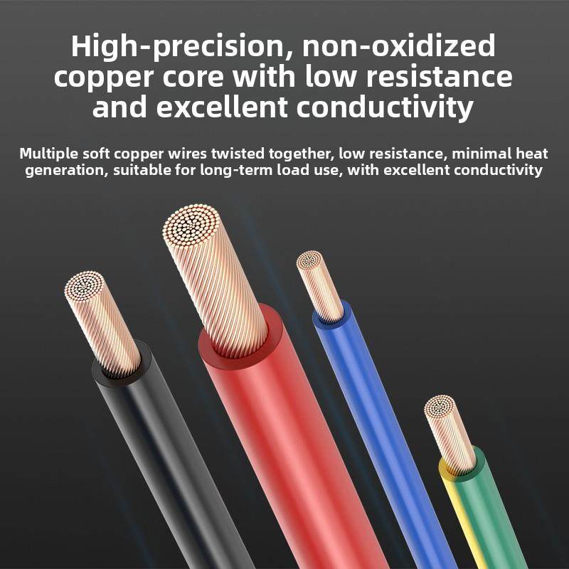 国标RV电线0.3 0.5 0.75平方软电缆单芯铜芯电子线电源控制信号线