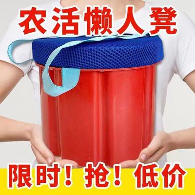 大棚随身墩塑料凳子地里干活多功能挖蒜小板凳懒人墩移动农用神器