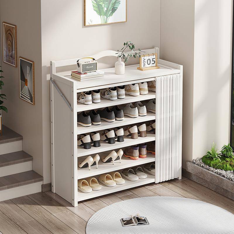 免安装鞋架家用门口拆叠一拉就用简易入门鞋柜多层防尘收纳置物架