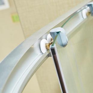 家浴用移动玻璃564门洗澡沐浴房简易弧扇形防 整体淋间房一体水式