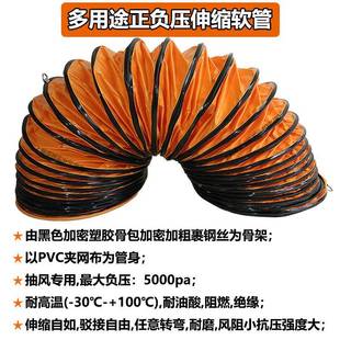 H40 5风0伸缩通风软管流机 XVH手提风机ST 轴25