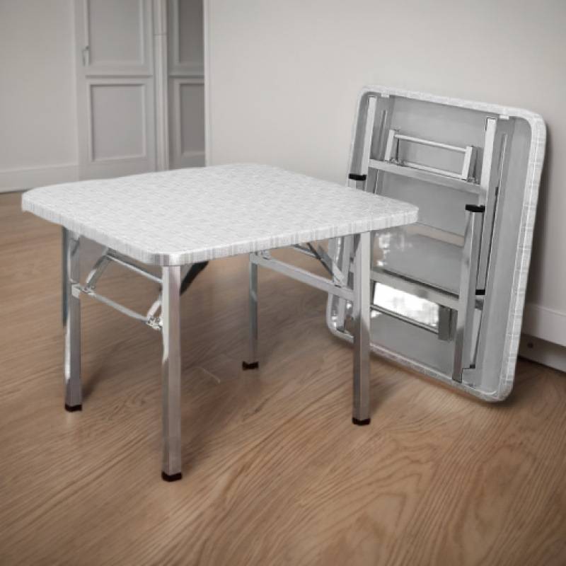 特厚304不锈钢折叠桌子方桌厨房家用餐桌简约出租房吃饭厂家直销