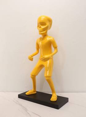 现代树简饰约脂人物雕0354塑摆件样板房电视柜客厅关家玄居创意装