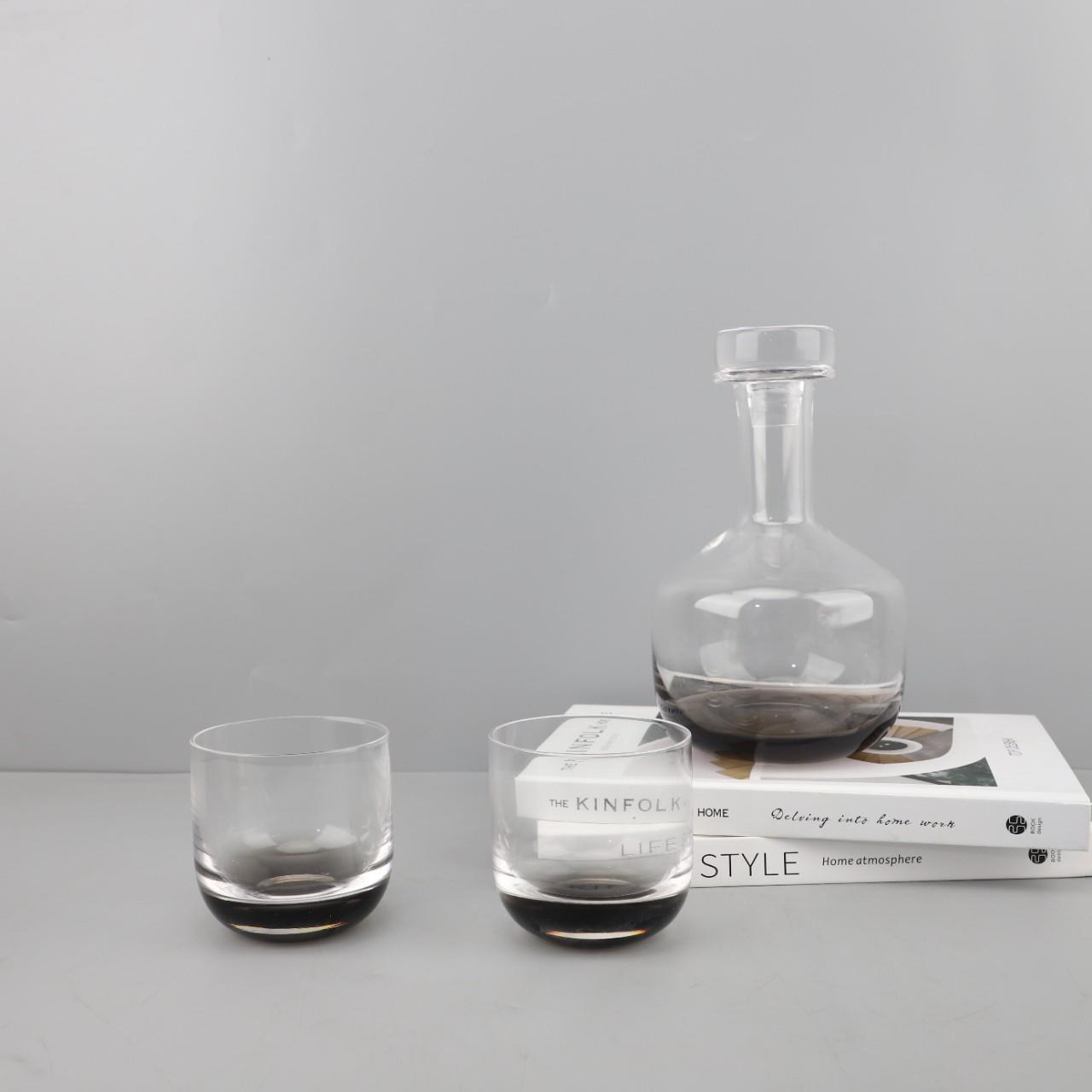 北欧创意玻璃醒酒器酒具套装吧台餐厅酒柜红酒威士忌分酒器装饰品