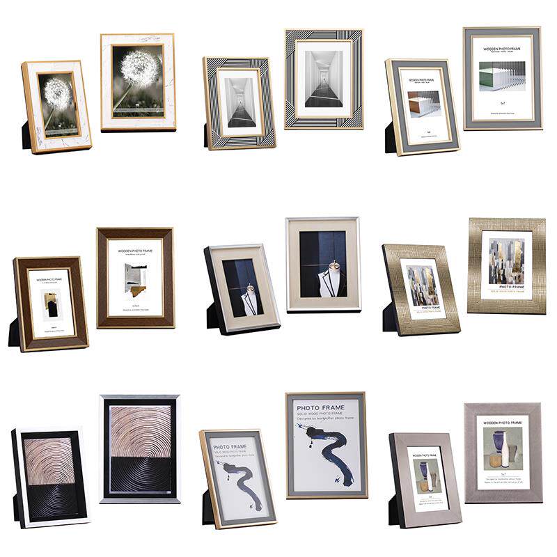 北欧轻奢创意相框摆台6寸7寸10寸欧式现代简约家居装饰品画 画框