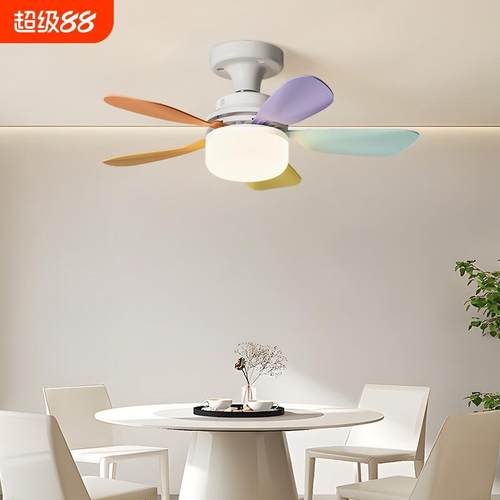 新款风扇灯E27螺口吊扇灯家用一体餐厅客厅卧室静音遥控厨房家居