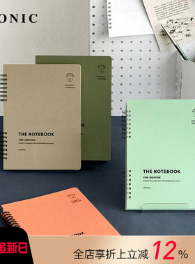 韩国ICONIC COMPACT A5八分格分镜头脚本网格漫画创意手绘绘图本笔记本线圈本硬面抄防硌手4：3方格内页