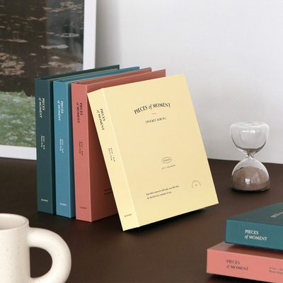 韩国ICONIC PIECES OF MOMENT文艺复古风6寸照片2×6英寸韩式大头贴两种尺寸收纳相册硬面备忘栏设计