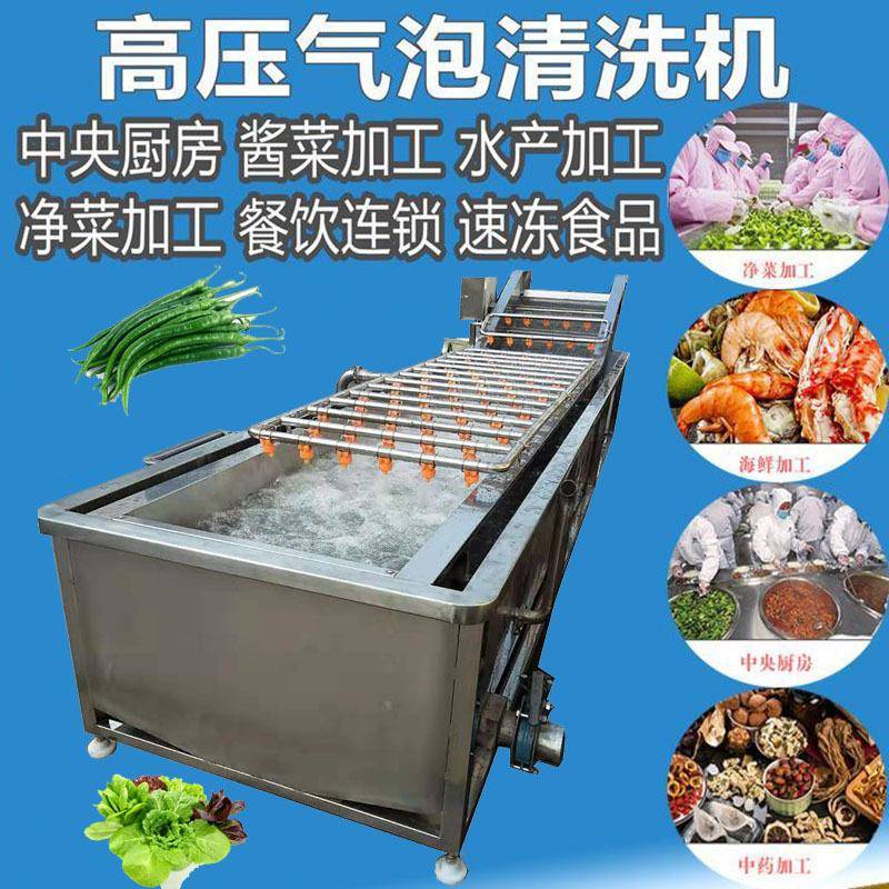厂家海参花清洗去泥机 全自动不锈钢海鲜水产品气泡清洗机w