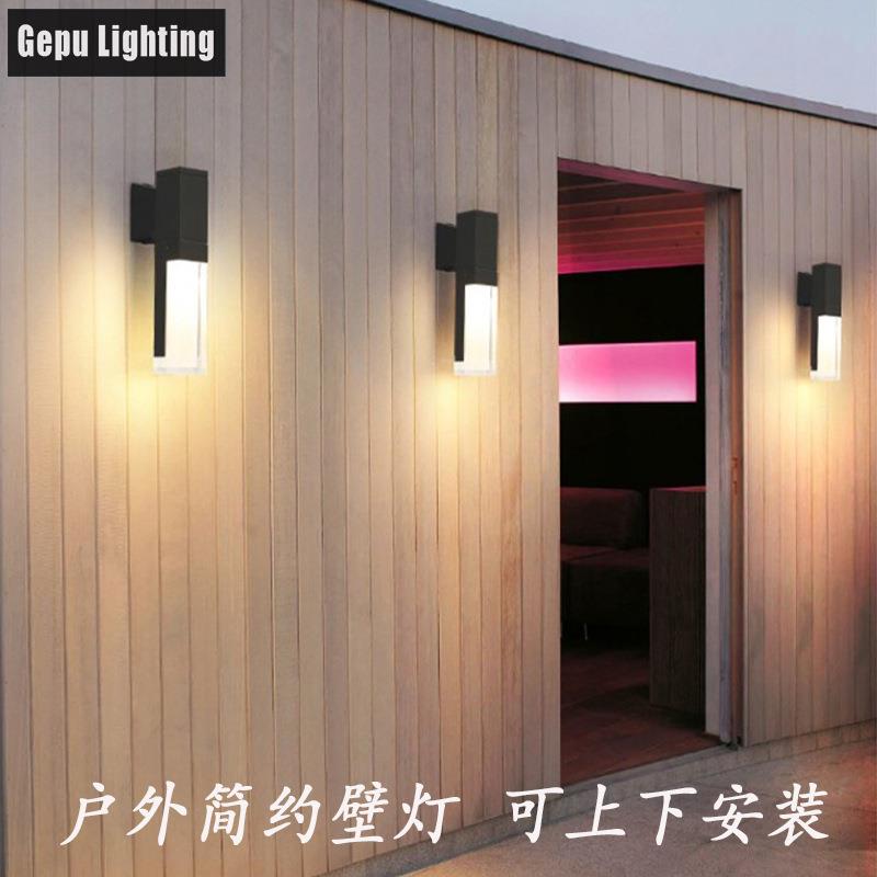 户外壁灯室外防水亚克力门口灯庭院露台楼梯过道简约外墙灯别墅灯