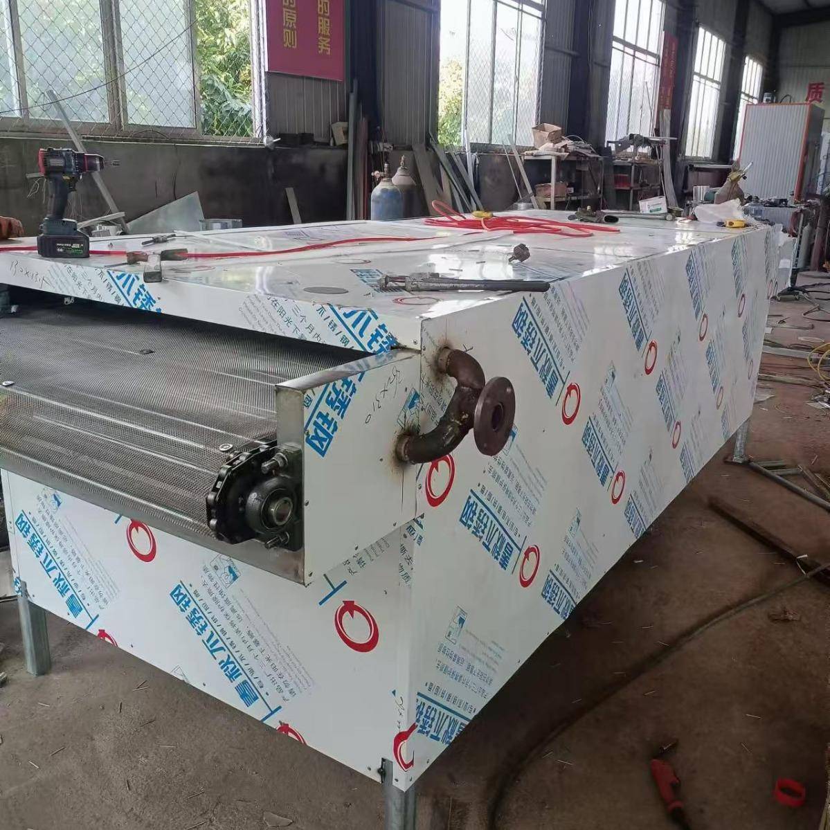 鑫烨金银花杀青烘干机中草药材饮片连翘菊花茶叶烘干设备烘箱