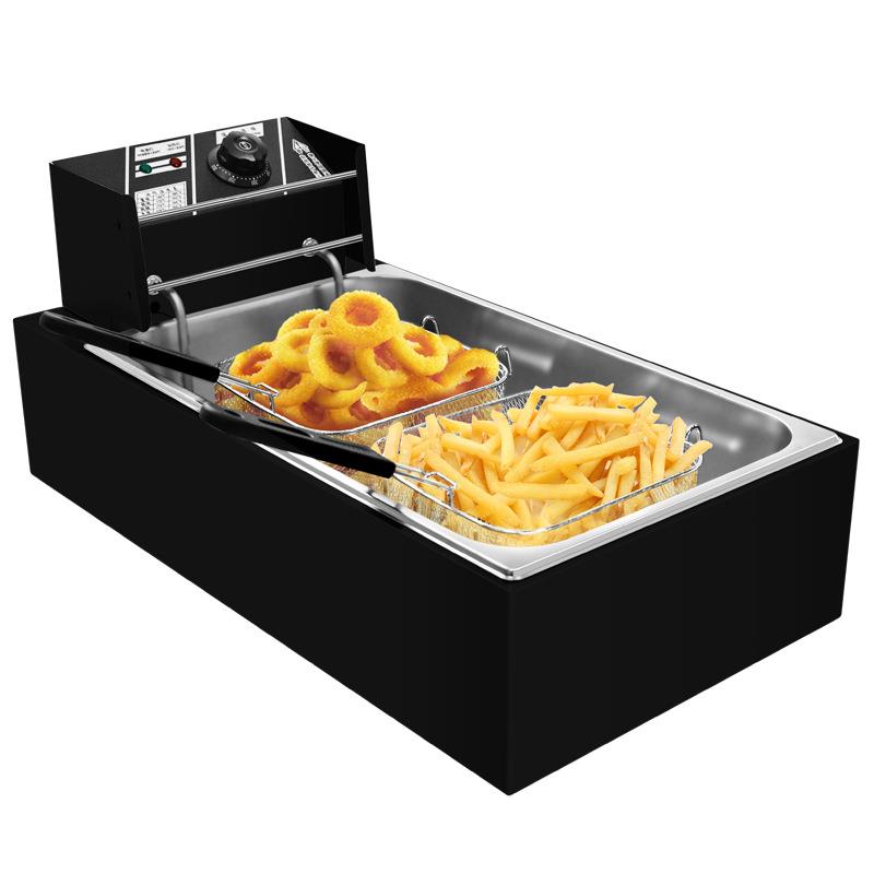 电炸锅工厂直供加长大容量电炸炉不锈钢油炸锅炸串炸鸡油条锅商用