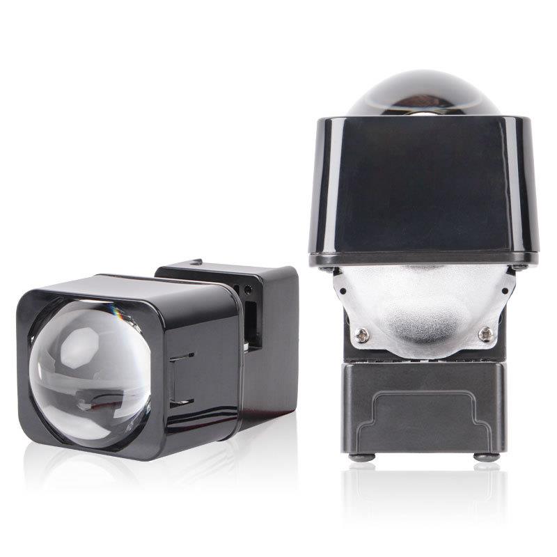 1.5寸透镜方形双光透镜汽车大灯矩阵模组远近一体激光车灯改装